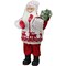Northlight Santa in Knitted Deer Sweater with Sack of Pine Needles Figure - 25" - White and Red